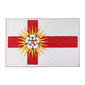 WEST RIDING County Flag Patch thermocollant à coudre sur patch pour vêtements.