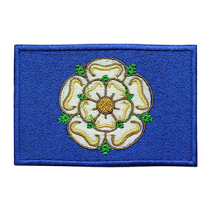 YORKSHIRE County Flag Patch Iron on Sew on Patch Badge For Clothes.