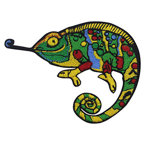 Chameleon Patch Iron on Sew on Patch Badge For Clothes.