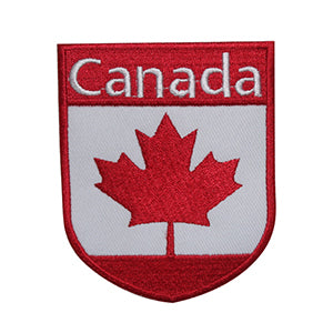 Canada National Flag With Name On Top