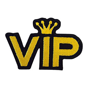 VIP KINGS Patch Iron on Sew on Patch Badge For Clothes.