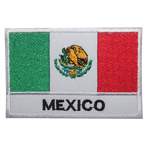 Mexico National Flag With Name