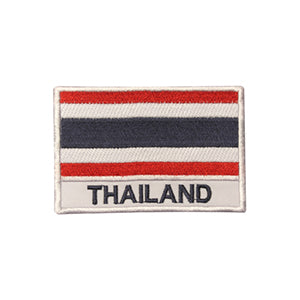 Bandera nacional de Tailandia con nombre