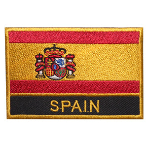 Spain National Flag With Name