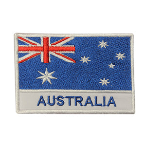 Bandera nacional de Australia con nombre