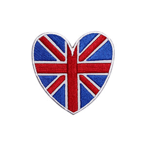 Corazón de bandera Union Jack