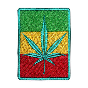 Rasta Flag Patch Iron on Sew on Patch Badge For Clothes.