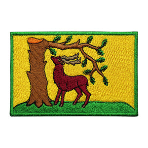 Patch drapeau du comté de Berkshire à repasser à coudre sur un badge pour vêtements.