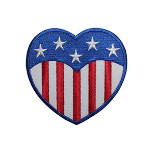 Drapeau national du coeur des États-Unis