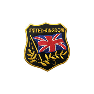 Union Jack Flag Gold