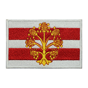 Patch drapeau du comté de Westmorland à repasser à coudre sur un badge pour vêtements.