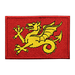 Patch drapeau du comté de WESSEX thermocollant à coudre sur badge pour vêtements.