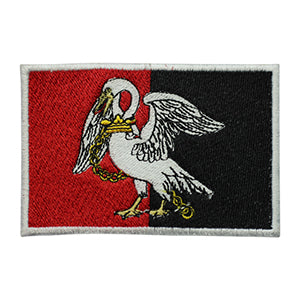 Parche con la bandera del condado de BUCKINGHAMSHIRE, parche para planchar y coser, insignia para ropa.