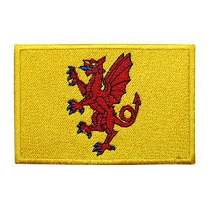 Patch drapeau du comté de Somerset à repasser à coudre sur un badge pour vêtements.