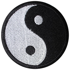 Yin Yang Heat Logo Patch Iron on Sew on Patch Badge For Clothes.