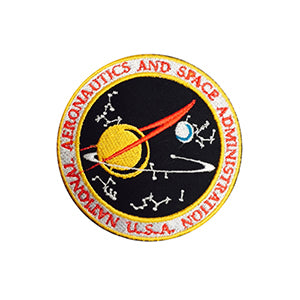 NASA USA Administration Patch Iron on Sew on Patch Badge For Clothes.