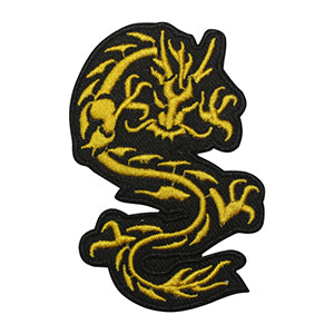 Patch logo dragon chinois à repasser à coudre sur badge pour vêtements.