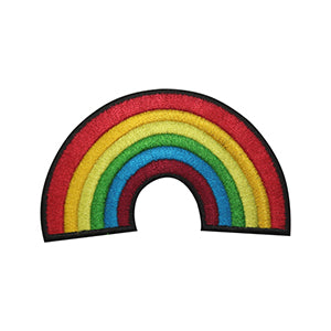 Disney Rainbow Logo Patch Iron on Sew on Patch Badge For Clothes.