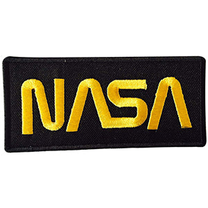 NASA USA Logo Patch Iron on Sew on Patch Badge For Clothes.