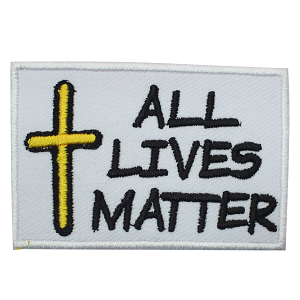 All Lives Matter Patch Iron on Sew on Patch Badge For Clothes.