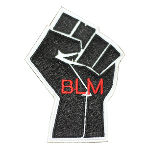 Black Lives Matter patch fer à coudre sur patch badge pour vêtements.