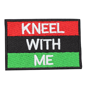 Kneel With Me Patch Iron on Sew on Patch Badge For Clothes.