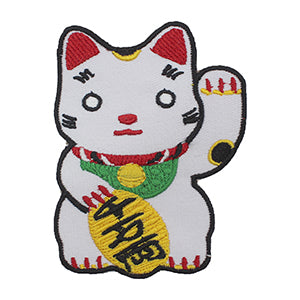 Patch chat chinois à repasser à coudre sur badge pour vêtements.