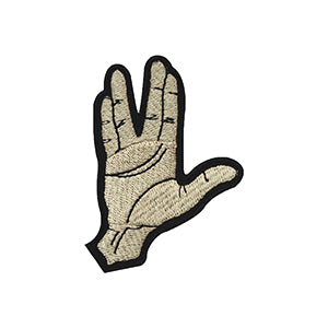 Hand Sign Cartoon Patch Iron on Sew on Patch Badge For Clothes.